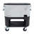 Permasteel 120-Qt Large Outdoor Cooler Cart on Wheels, Rolling Patio Cooler with Dividers for Separate Compartments-103591267
