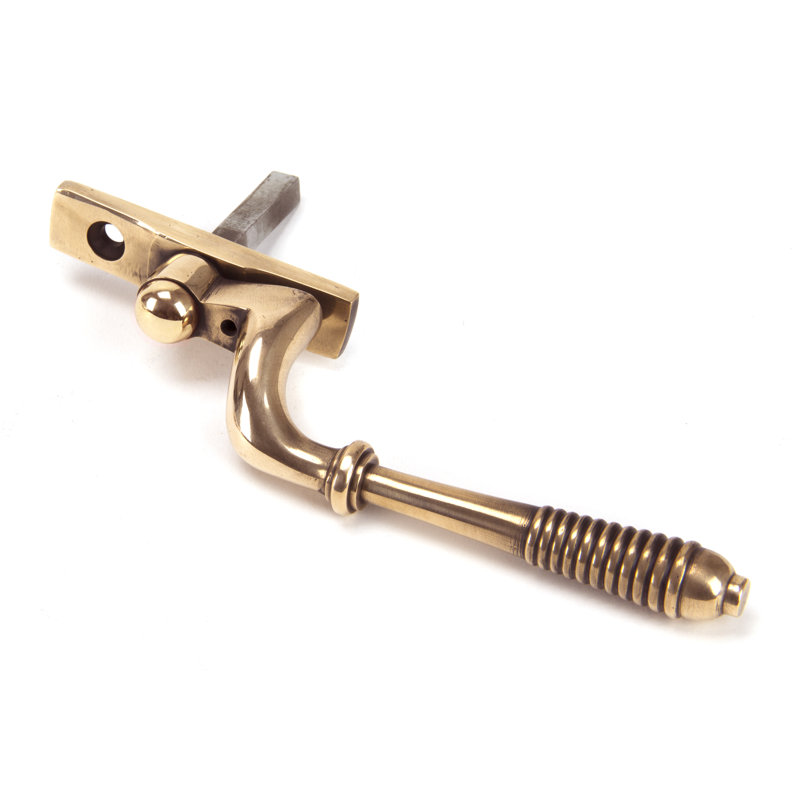 Reeded Espag Door Accessory, Polished Bronze