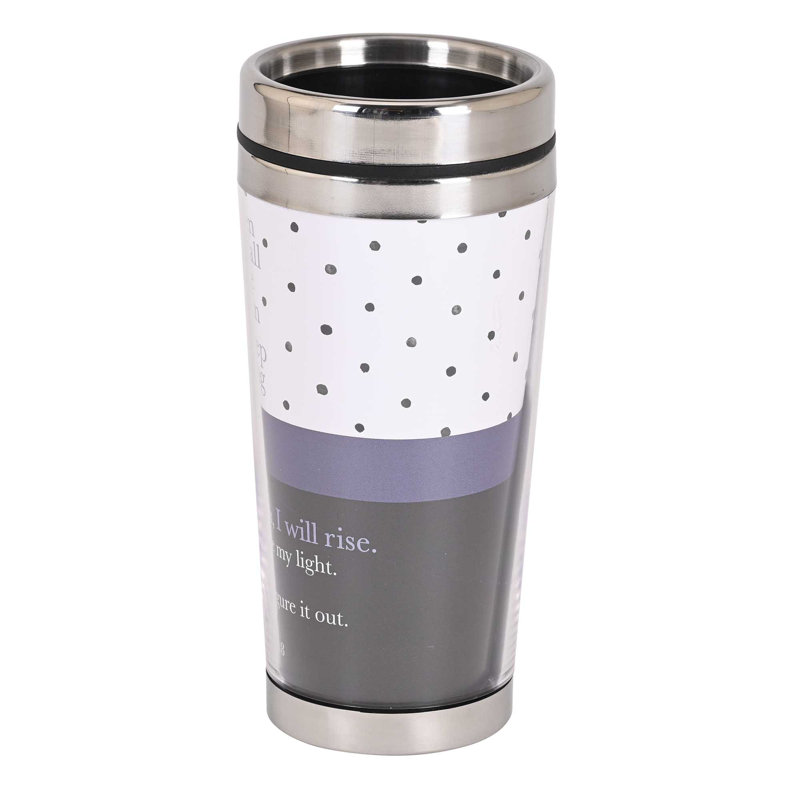 16 oz. Tasse de voyage isolée en acier inoxydable