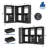 72"-108" Closet System With Drawers And Rods-1001077040