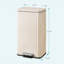 Poubelle à pédale en acier inoxydable 8 gallons avec couvercle à fermeture en douceur-134564410