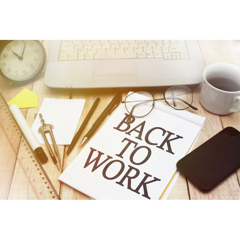 Back To Work by Airdone - Wrapped Canvas Print, 20cm H x 30cm W x 3.8cm D