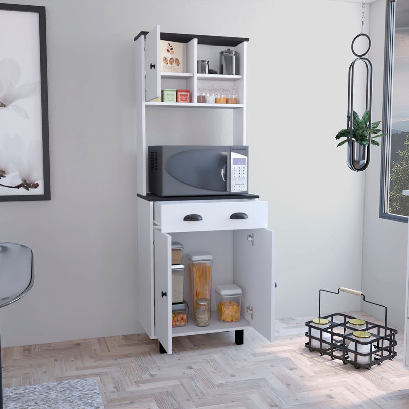 Garde-manger 66,5 po Elverie, Noir mat