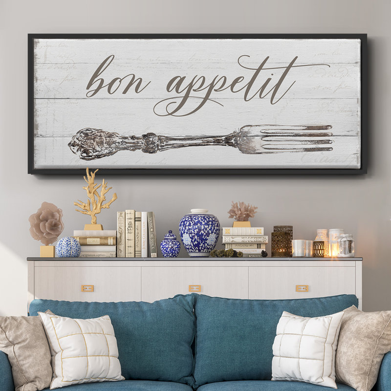 Bon appétit - Toile encadrée