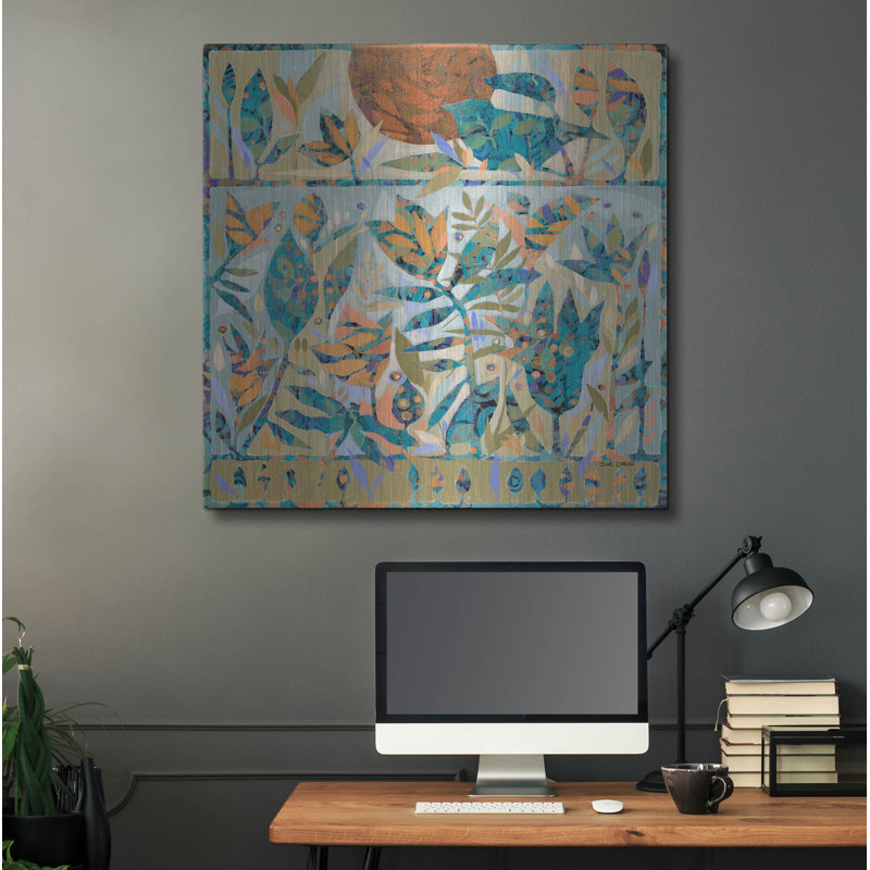  «Hold On To Summer» par Sue Davis, art mural en métal, 36 po x 36 po