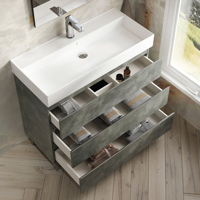 Aamin Bathroom Vanity with Basin