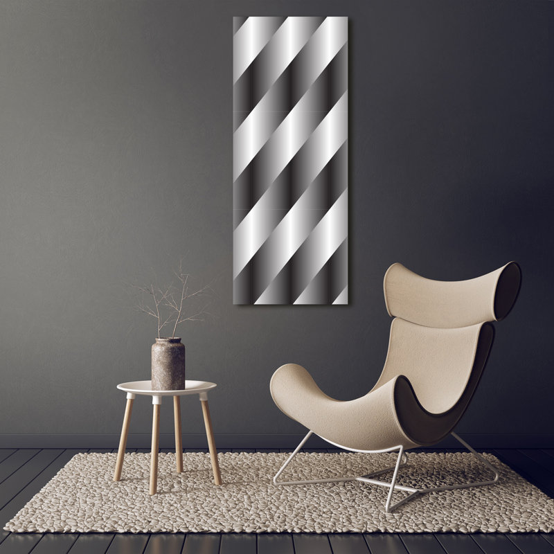 Abstraction Stripes - Wrapped Canvas Print