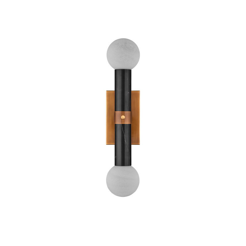 Beatrix 2 - Light Flush Mounted Sconce, Black