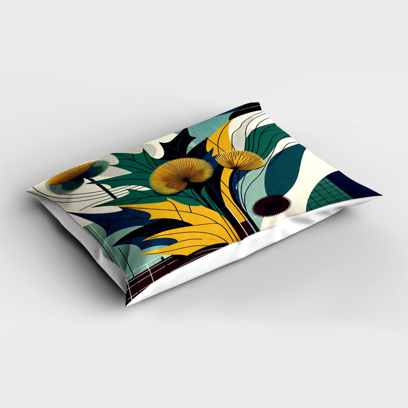 Polyester Floral Sham, Standard