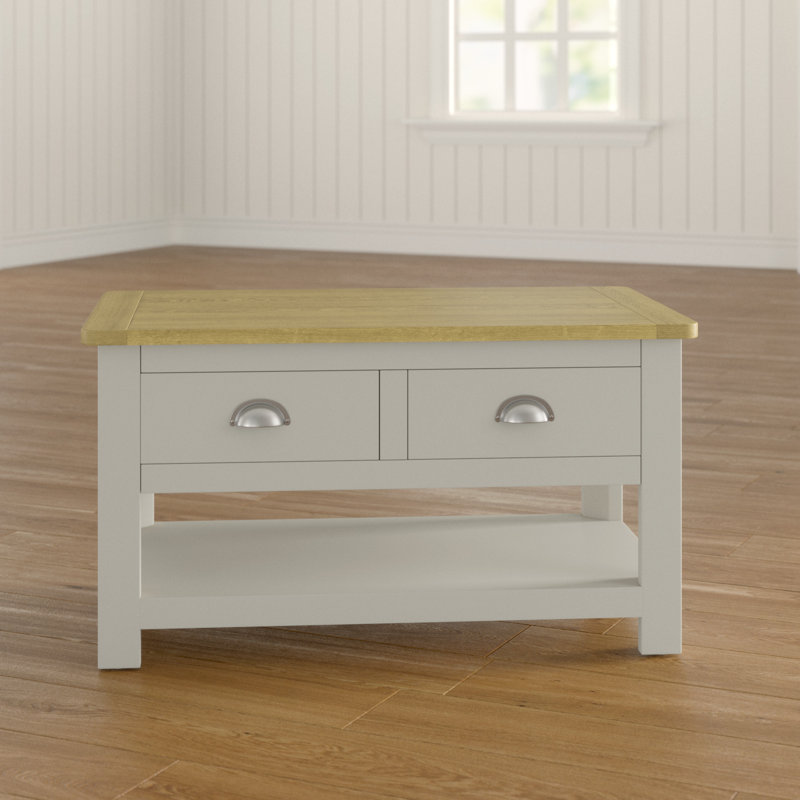 Wellington Solid Coffee Table with Storage