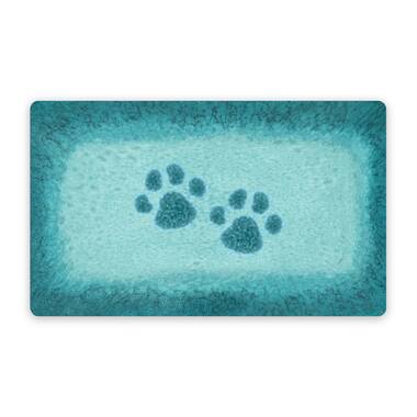 Personalized Paws and Bones Waterhog® Dog Feeding Mat 18 x 28 - Great  Gear And Gifts For Dogs at Home or On-The-Go