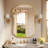 Contemporary Asymmetric Wall Mirror with Concave Edges for Bathroom Vanity, Living Room Decor-1864851568-1864851570