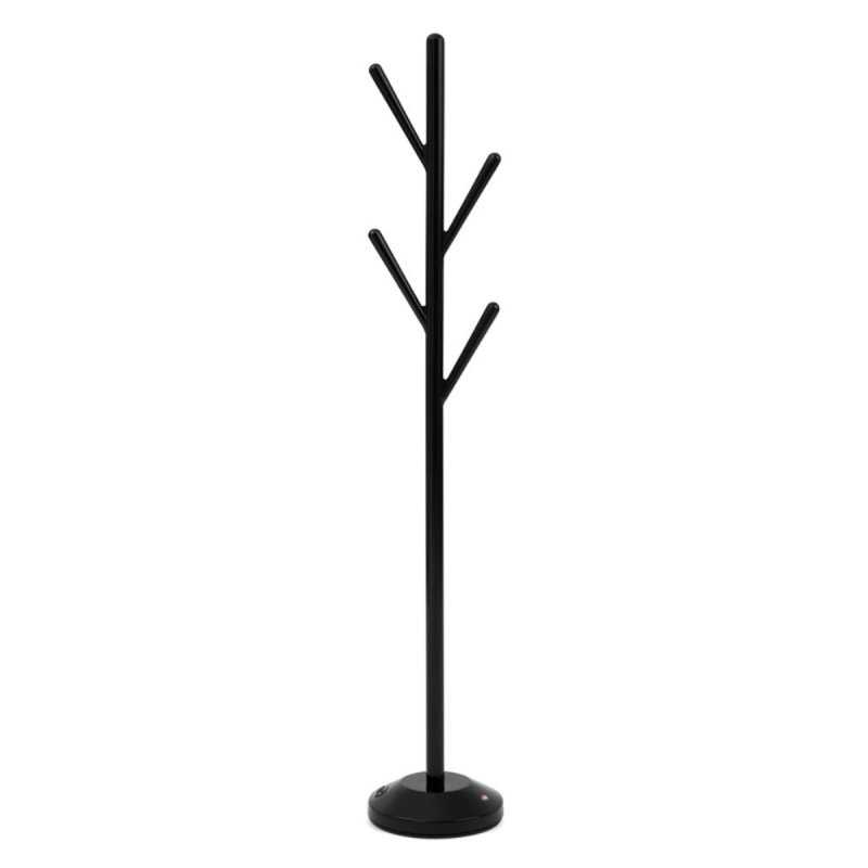 Blizon Freestanding 4 - Hook Coat Rack, Onyx