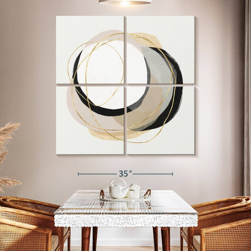 Ring Of Gold I, 50" H x 50" W