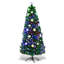 Arbre de Noël pin vert avec changement de couleur / combinaison de fibre optique-53011050