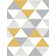 Arden Power Loom Yellow/Grey Rug