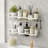 Wall-Mounted, Non-Marking Bathroom Organizer — Features 5 Hooks for Hanging Small Toiletries; Rust-Resistant Stainless Steel Construction; Suitable for Both Kitchen and Bathroom Use.