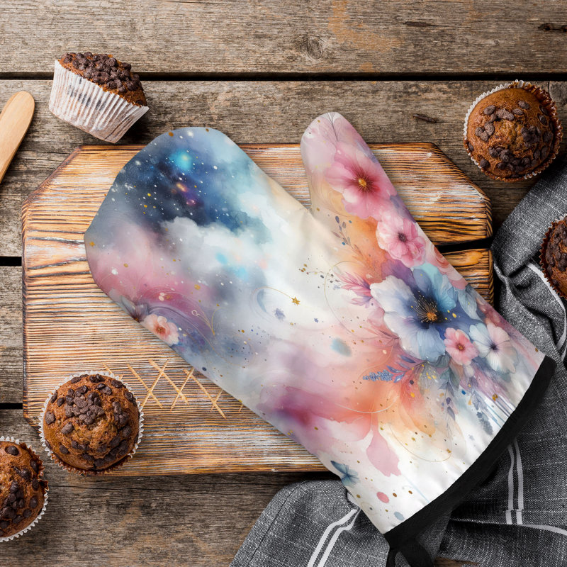 Gentle Splashes Oven Mitt Cotton Twill