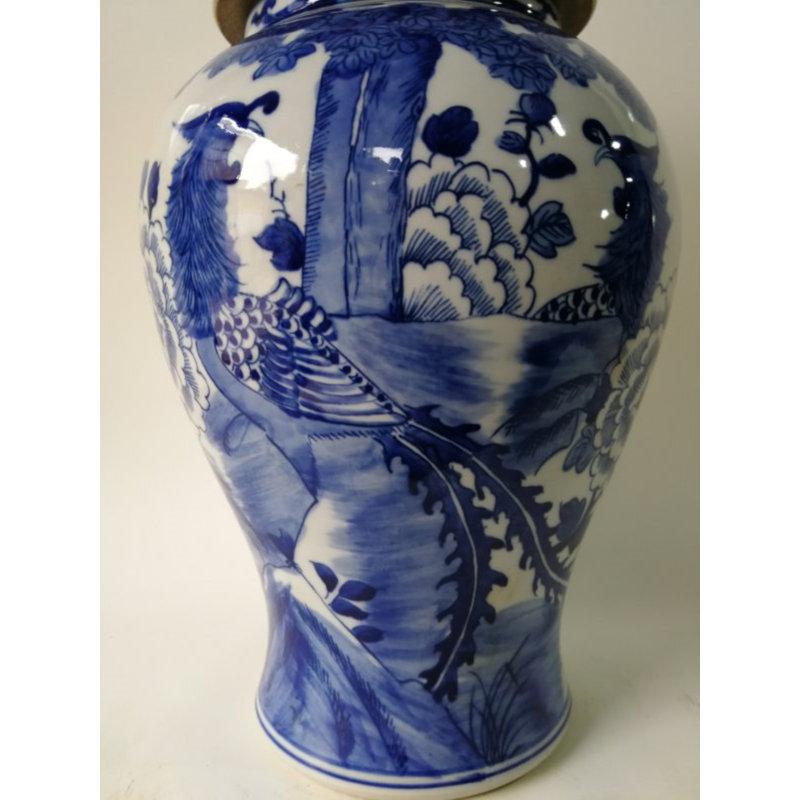 Handmade Porcelain China Ginger Jar
