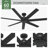 Downtown 60" 7 - Blade ENERGY STAR Outdoor / Indoor Industrial Ceiling Fan with Wall Control-75321943
