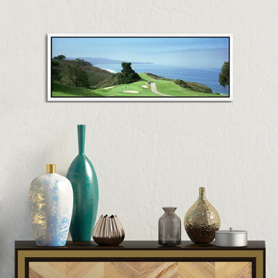 Golf Course At The CoastTorrey Pines Golf Course, San Diego, California, USA by Panoramic Images - Panoramic Gallery-Wrapped Canvas Giclée on Canvas