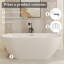 Baignoire de trempage autoportante en acrylique Aspen
