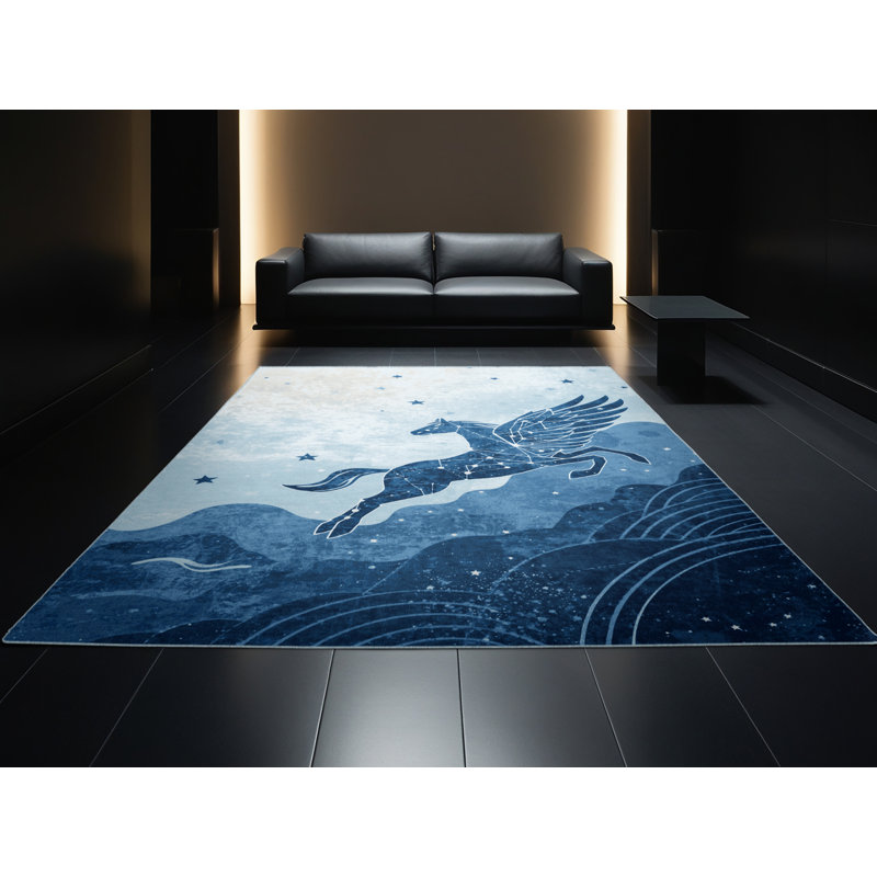 Tapis gris moelleux doux et moelleux Kline Posch & Luxe, 2 x 5