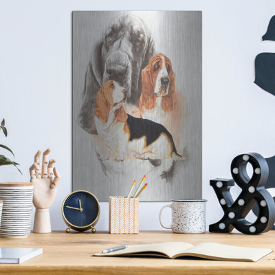 «Basset and Ghost» par Barbara Keith
