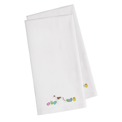 Cotton Embroidered Tea Towel Kitchen Towel