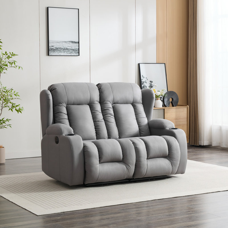 Andreaz 2 Seater Reclining Sofa, Power - Push Button
