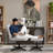 Dezaree  Upholstered Accent Chair with Ottoman-1192630402
