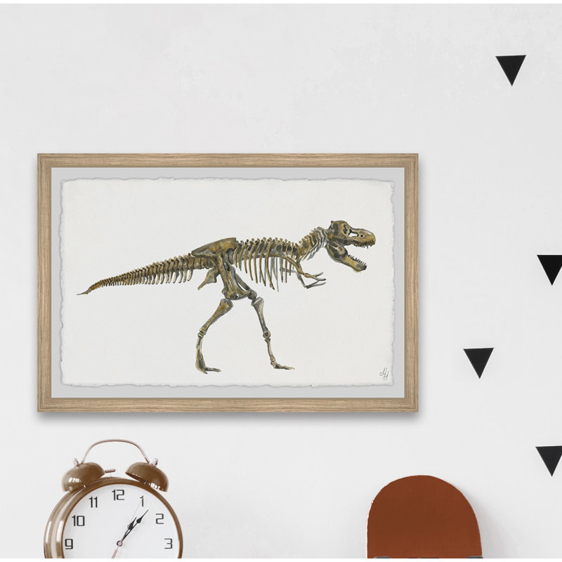 «Brodsky» Tyrannosaurus Skeleton », reproduction encadrée, H 12 po x l 18 po x P 1,5 po