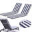 2PCS Outdoor Lounge Chair Cushion Replacement Patio Funiture Seat Cushion Chaise Lounge Cushion-272273789-272273667