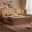 Lit plateforme avec rangement en bois 4 tiroirs-620759081-620759060
