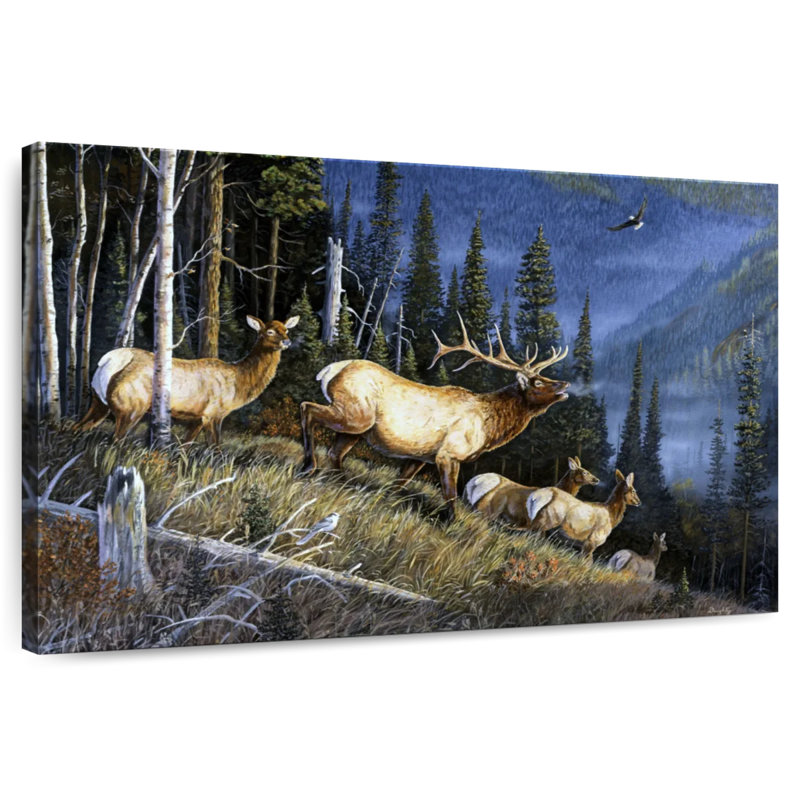 Brampt Eagle Mountain Fauna, 16" H x 24" W