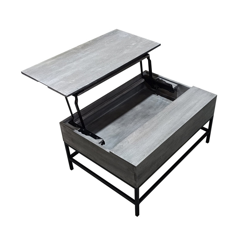 Gray Lift Top Coffee Table