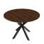 Table de salle à manger 42-58 pouces rétractable en placage de bois massif
