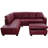 Gioia Faux Leather L-Shaped Sectional-1020823868-1020823866