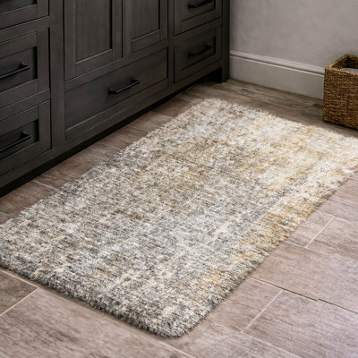 Tapis à poils longs de qualité supérieure lavable à la machine ADS581