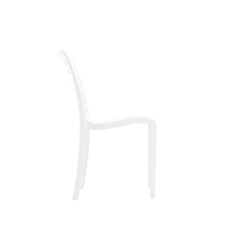 Astoria Sidechair en lin, Blanc