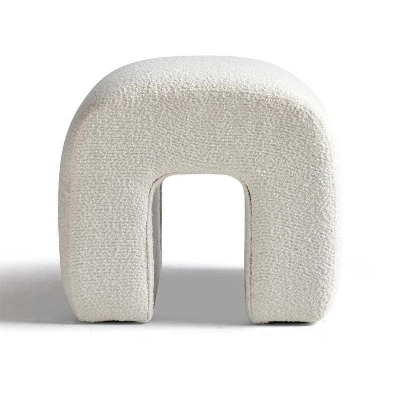 Keison 18" H Boucle Rectangle Ottoman