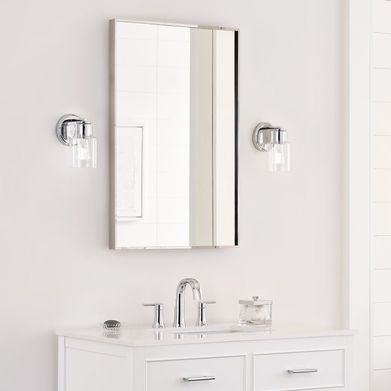 Sayward 1-Light Small Sconce, Chrome