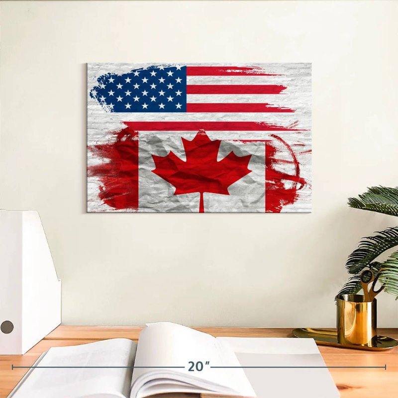 Borges USA And Canada Flag