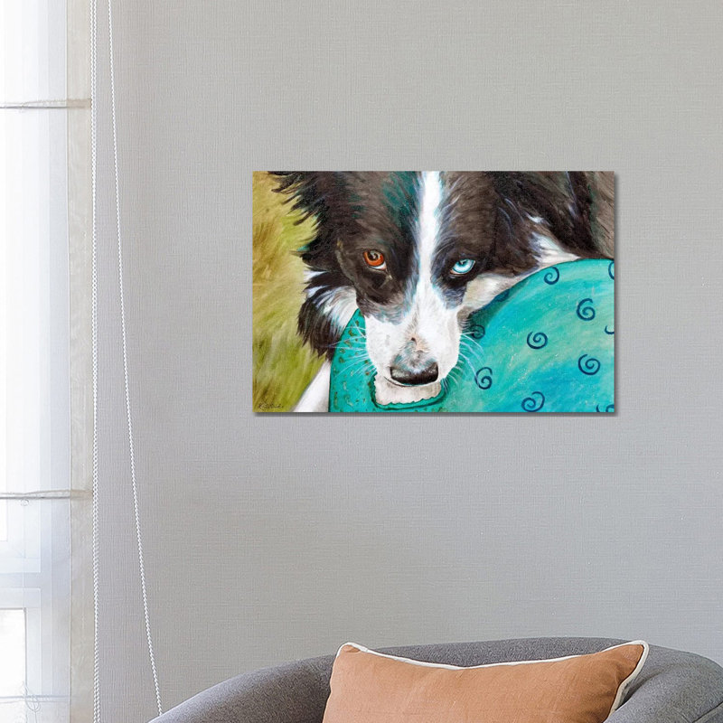 Border Collie by Jennifer Redstreake - Wrapped Canvas Print, 66.04 cm H x 45.72 cm W x 1.91 cm D