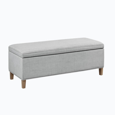 Banc de rangement rectangulaire à fermeture douce