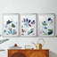 Trace tropicale III - reproduction encadrée sur mesure de qualité supérieure mate - 3 pièces-372084837-372084839