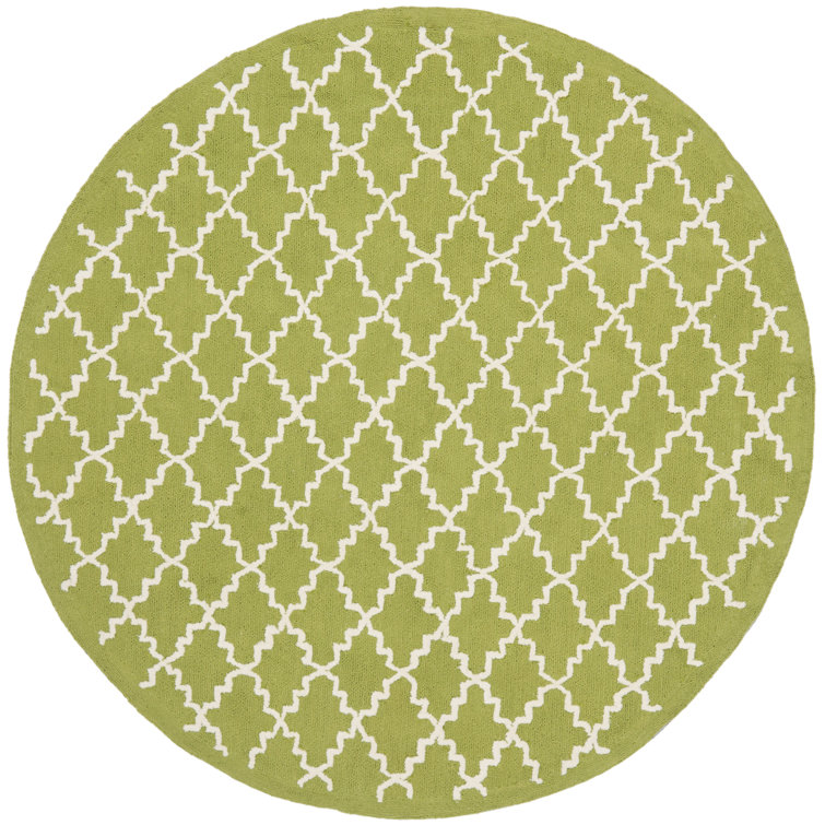 Fullerton Hand Hooked Cotton Pile Geometric Rug