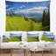 Paysage d'été dans les montagnes de Ceahlau, tapisserie et tenture murale-28489265