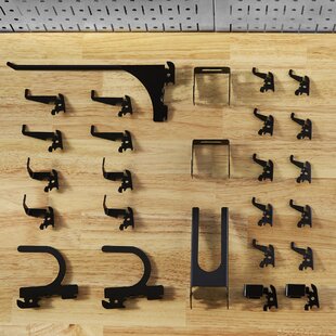 34pc Screws Eye Hooks Wood Dowel Anchor Hardware Assortment DIY