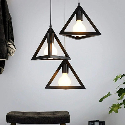 Raelyn 3 - Light Black Pendant